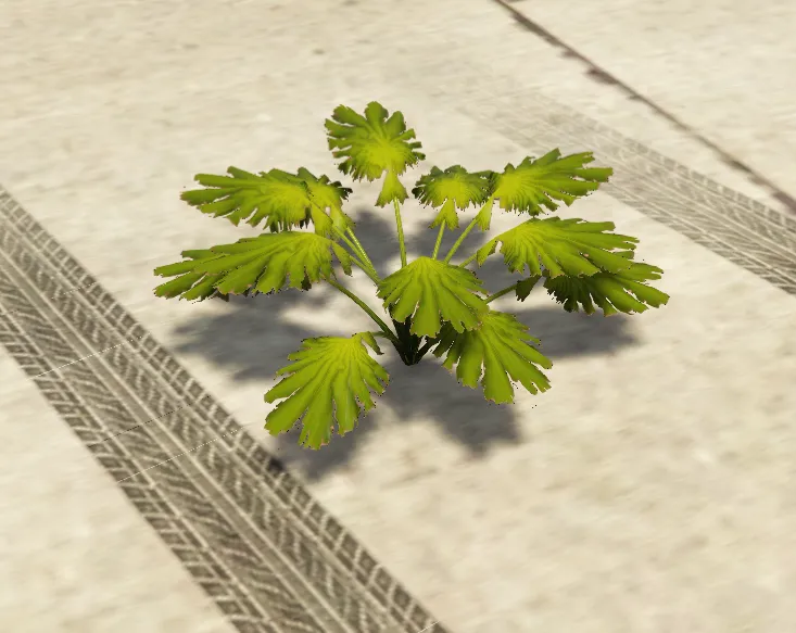 งานเก็บใบพืช prop งาน