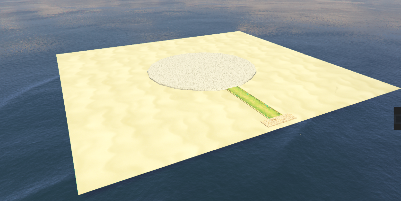 map warzon กลางทะเล