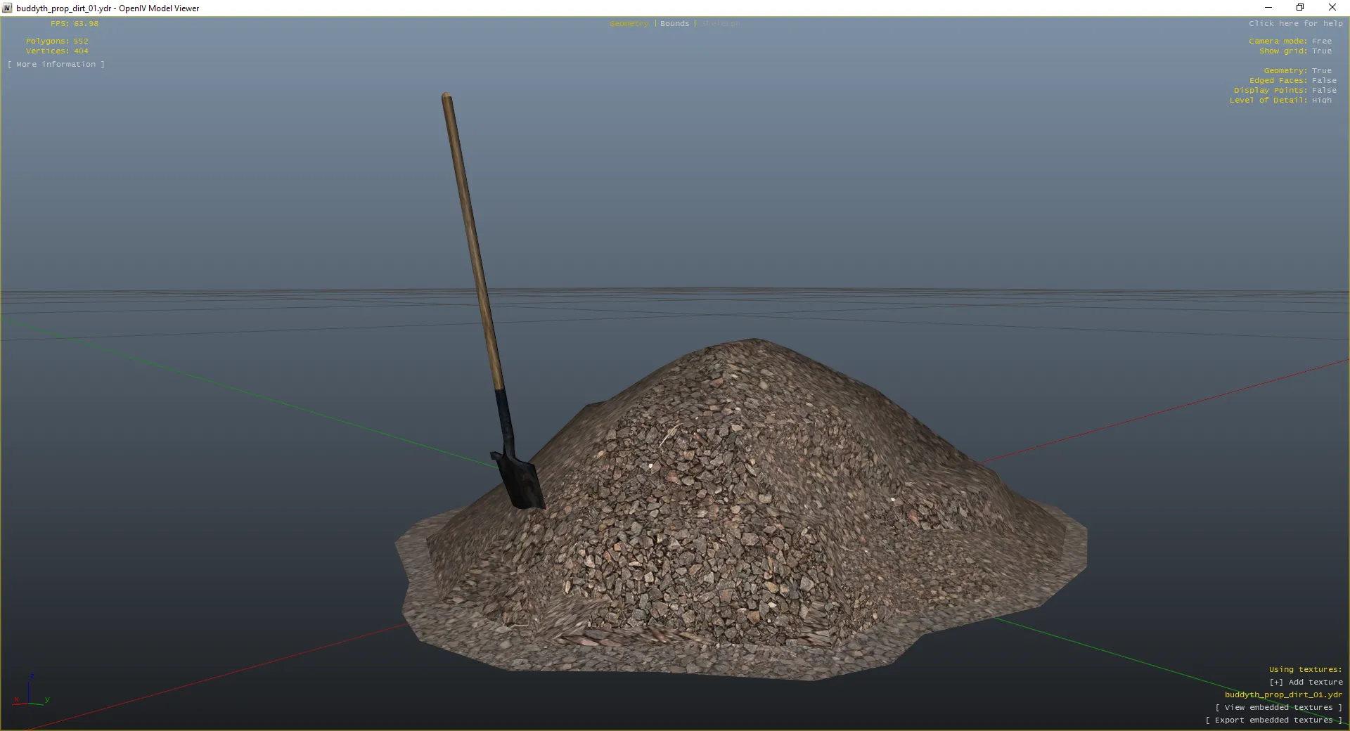 prop_pile_dirt_01 พร๊อพกองดิน