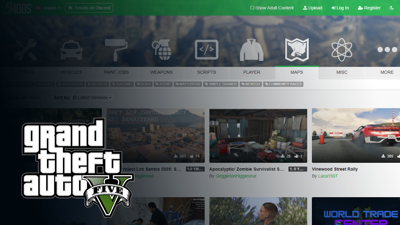 วิธีลง MOD MAP GTA V